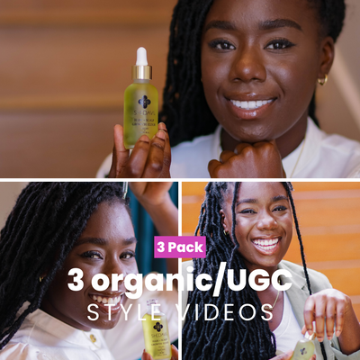 Organic UGC Video 3 Pack
