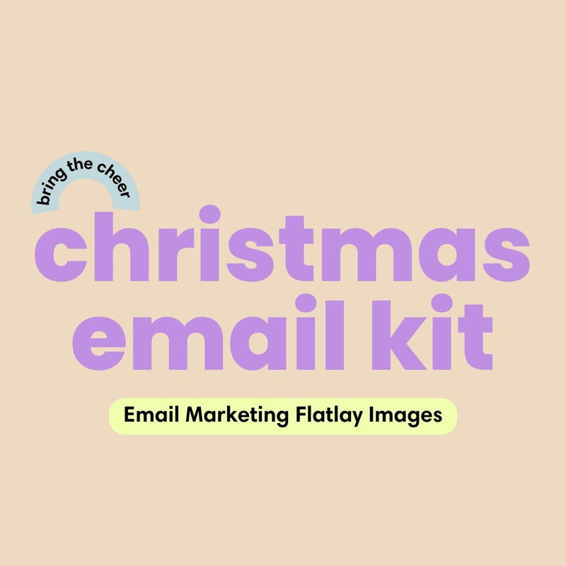 Christmas Email Flatlay Kit
