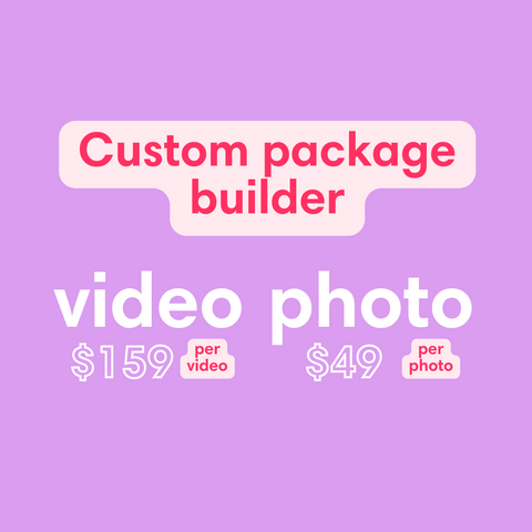 Custom Shoot Builder